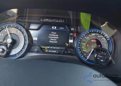 2022 Ram 1500 из США, поврежденный, VIN 1C6SRFHT3NN119355